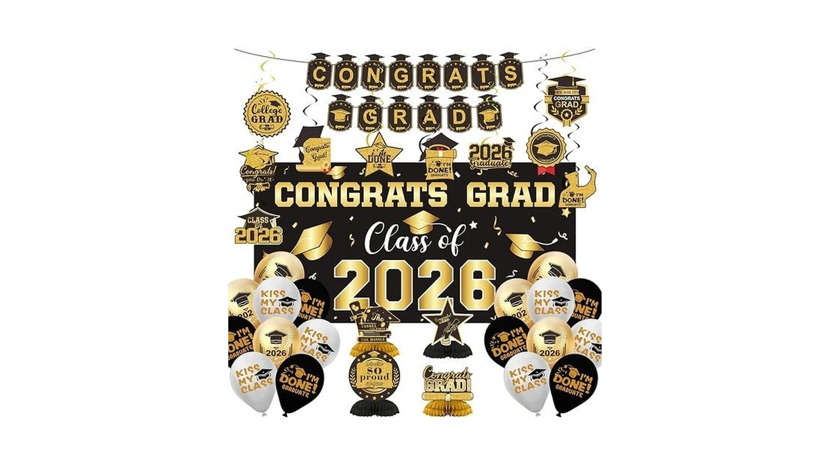2026 Graduation Decorations Set- Class Of 2026 Grad Party Decorations,