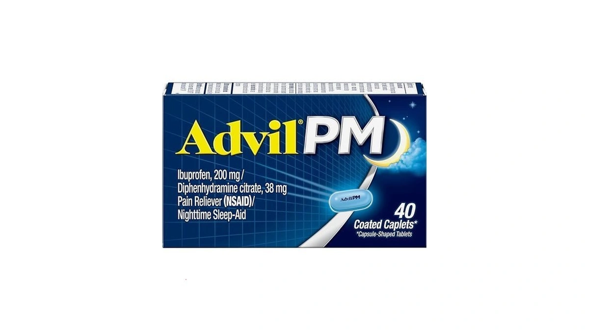Advil Pm Pain Reliever And Nighttime Sleep Aid, Pain Medicine