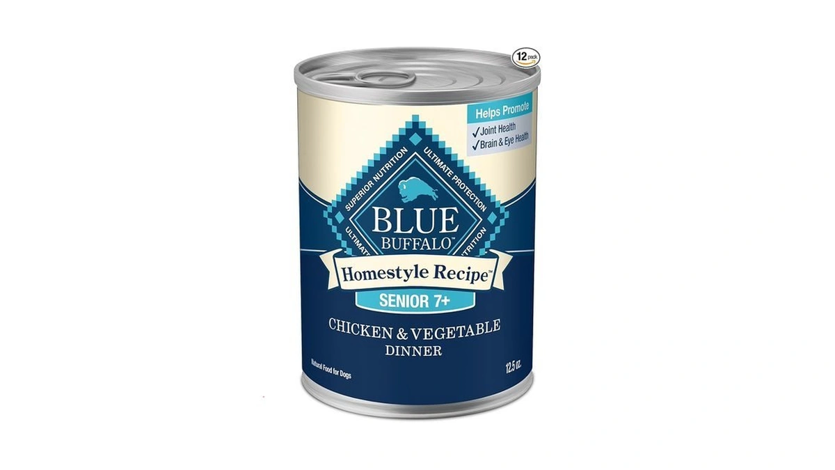 Blue Buffalo Homestyle Recipe Senior Wet Dog Food, Made With