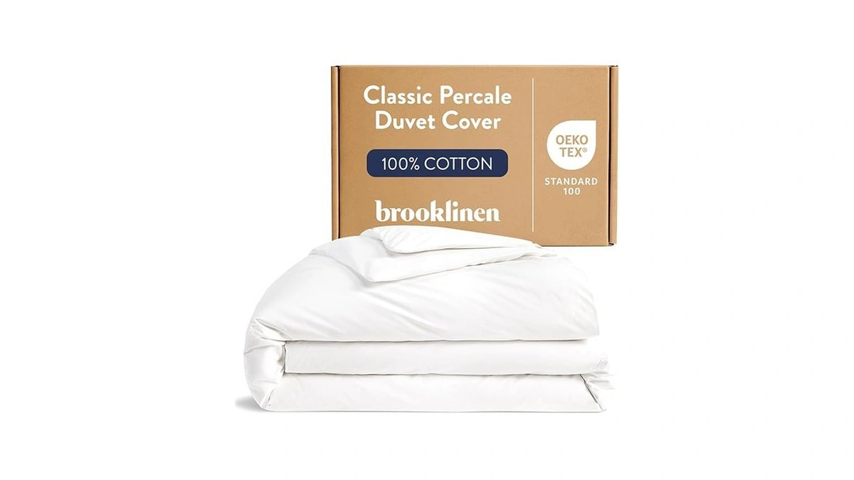 Brooklinen Luxury Percale Duvet Cover – 100% Cotton, Cool, Crisp,