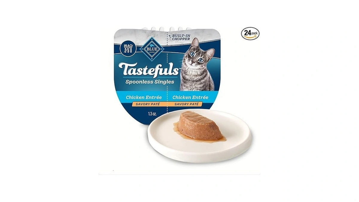 Blue Buffalo Tastefuls Spoonless Singles Natural Wet Cat Food Paté,