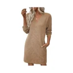 Evaless Spring Dresses For Women 2026 Fashion V Neck Long
