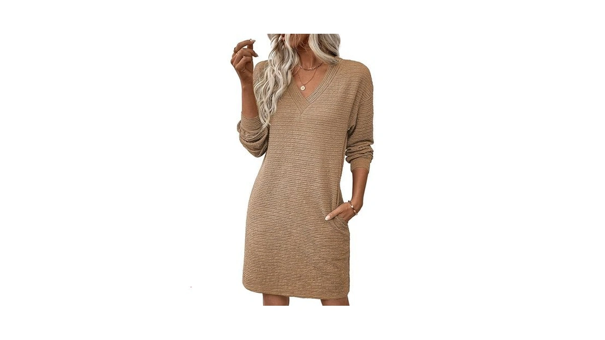Evaless Spring Dresses For Women 2026 Fashion V Neck Long