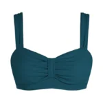 Zaful Push Up Peacock Blue Bikini Top For Women Bra