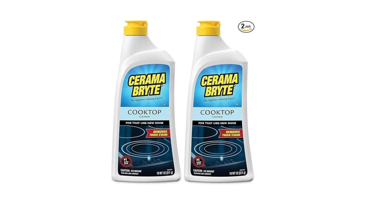 Cerama Bryte Removes Tough Stains Cooktop And Stove Top Cleaner