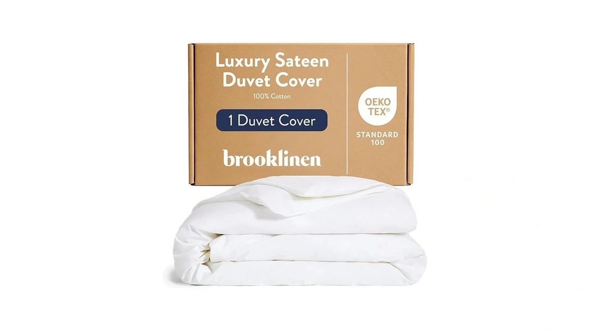 Brooklinen Luxury Sateen Duvet Cover - 100% Cotton, Full/queen Size