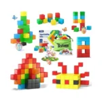 48pcs Magnetic Blocks For Toddlers Outdoor Toys, Large Magnetic Cube