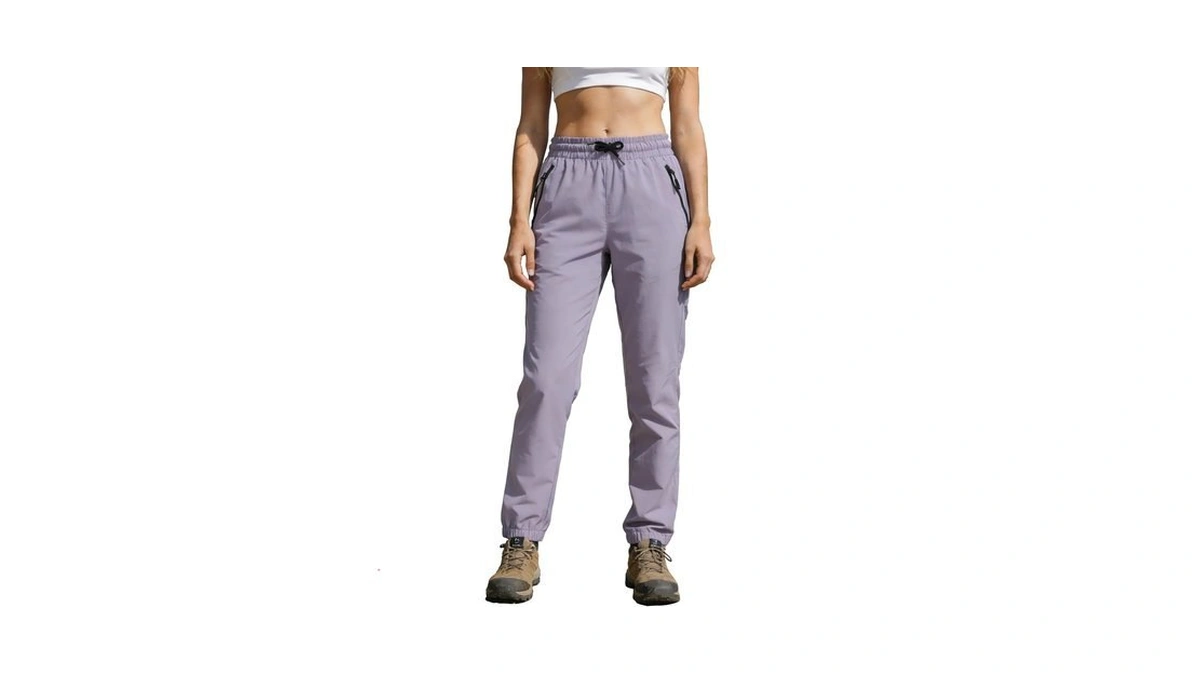 Womens Hiking Pants Waterproof Lightweight Quick Dry Sweatpants Joggers Elastic