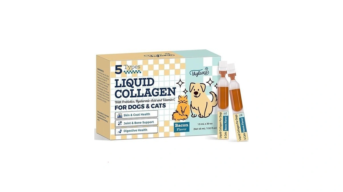Liquid Collagen Ampoules For Dogs & Cats, Skin & Coat