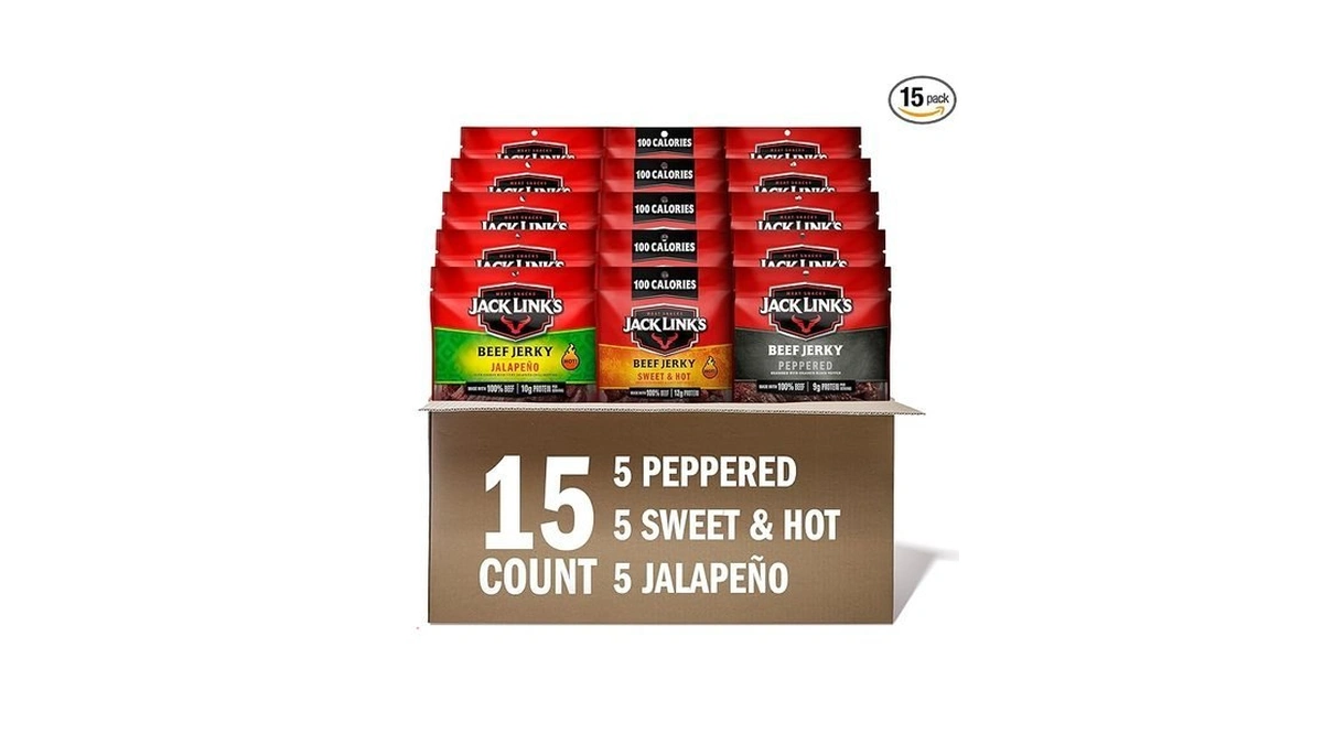 Jack Link's Beef Jerky Bold Variety Pack - Includes Sweet