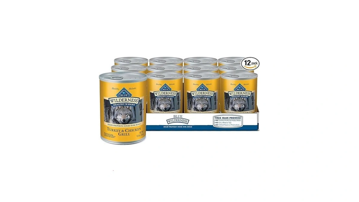 Blue Buffalo Wilderness Adult Wet Dog Food, Healthy Weight, High-protein