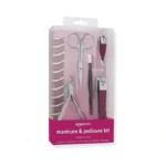 Amazon Basics 6-piece Manicure And Pedicure Kit, Nail Care Grooming
