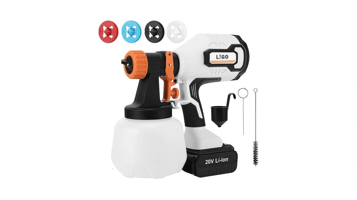 Ligo Cordless Paint Sprayer, 20v Battery Powered Hvlp Spray Gun