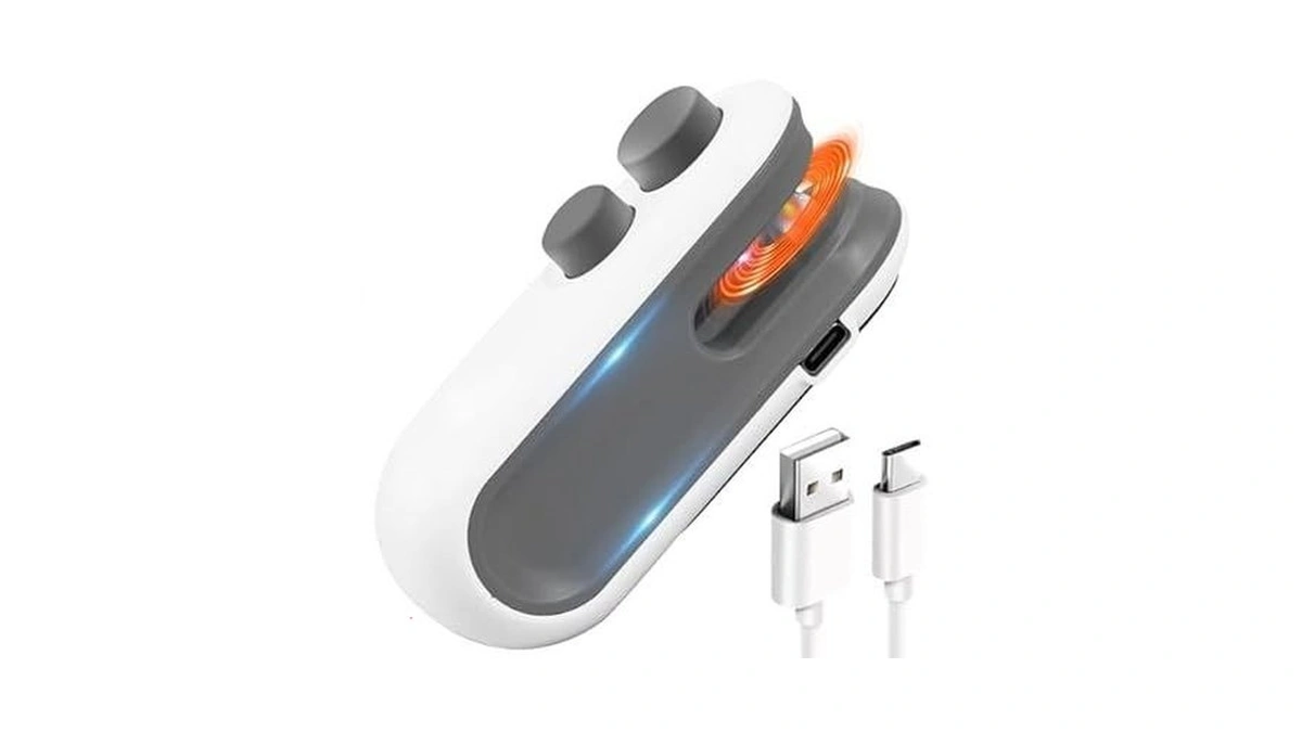 2in1 Rechargeable Chip Bag Sealer With Cutter, Portable Usb C