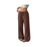 Jekaoyi Wide Leg Pants For Women Flowy Palazzo Drawstring Elastic