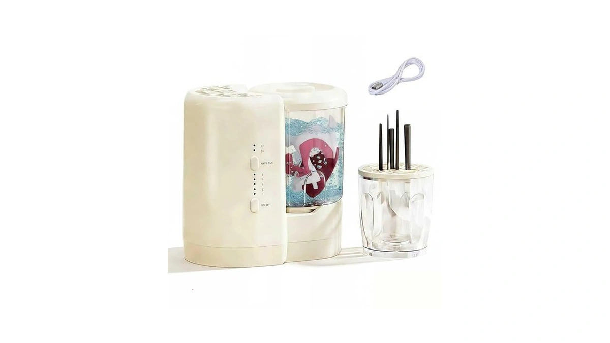 3-in-1 Electric Makeup Brush Cleaning Machine Usb Portable Makeup Brush