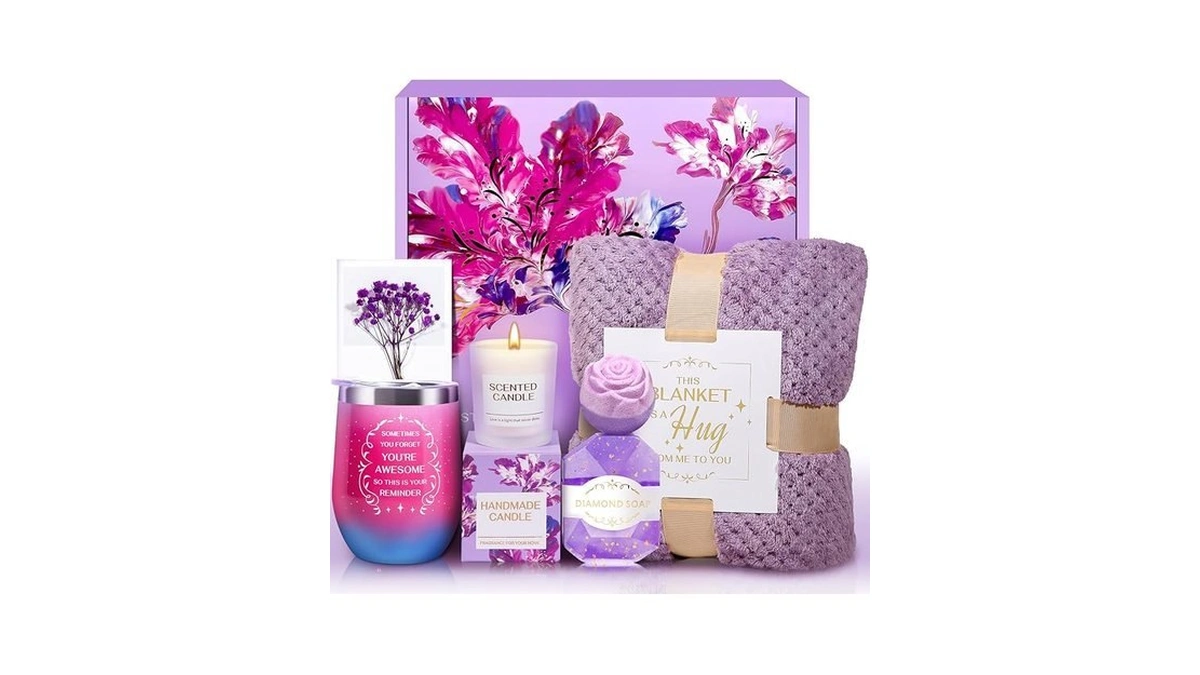 Birthday Gifts For Women, Self Care Relaxing Spa Gift Baskets