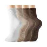Bisousox Pilates Socks With Grips For Women, Anti Slip Grippy