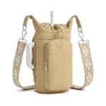 Woomada Water Bottle Holder Bag With Strap, 40/32 Oz Crossbody