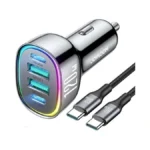 120w For Iphone 17 Pro Max Car Charger, Dual Pd
