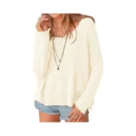 Prettygarden Women's Oversized Sweaters 2026 Casual Long Sleeve Scoop Neck