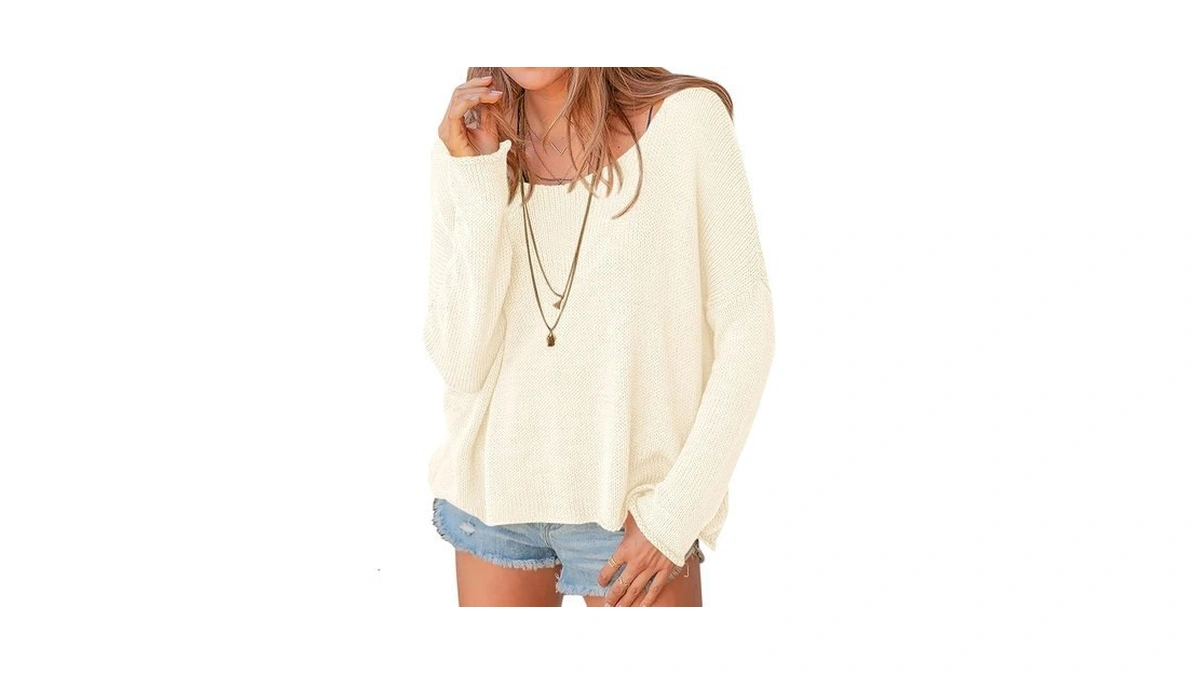 Prettygarden Women's Oversized Sweaters 2026 Casual Long Sleeve Scoop Neck