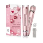 Vegiteria Bikini Trimmer For Women With Led Light, Dual Head