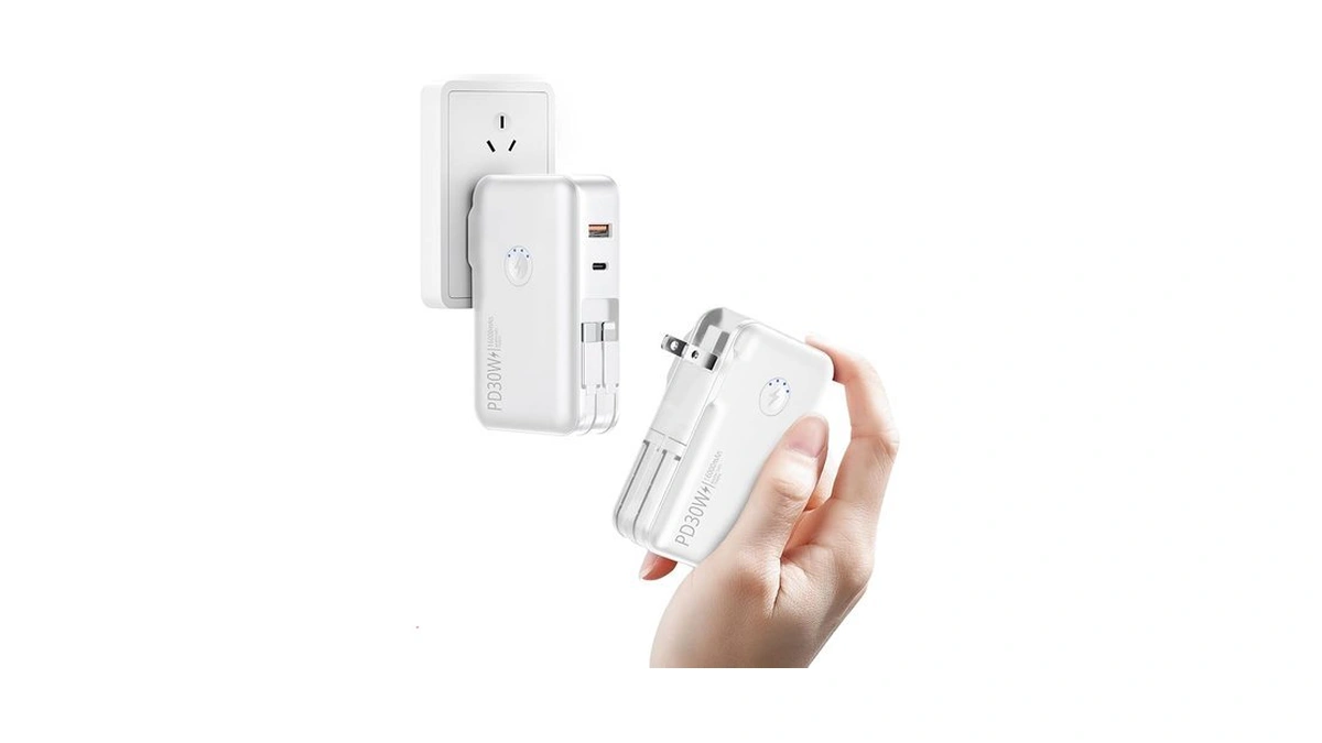 Qisa Portable Charger, Power Bank, 16000mah Power Bank Built-in Ac
