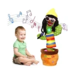 Miaodam Dancing Cactus, Funny Style 270 Degree Rotation Talking Baby