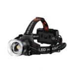 Led Headlamp Rechargeable 99000 High Lux, 9000mah Long Battery Head