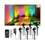 Aurnyvamay Smart Landscape Spotlights, Low Voltage Ip67 Waterproof Outdoor Spot