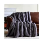 Gembed Fluffy Faux Fur Throw Blanket – Super Soft Warm