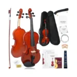 Violin 4/4 Full Size Kit, Violin Fiddle Set For Beginner
