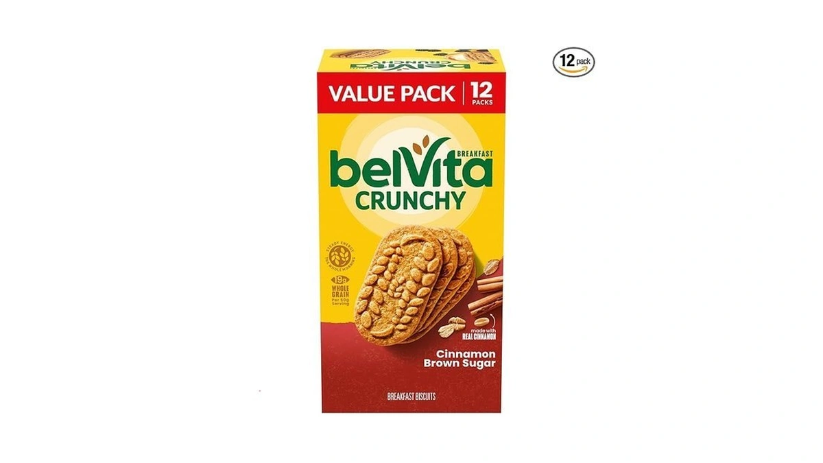 Belvita Breakfast Bars Biscuits, Cinnamon Brown Sugar, Value Pack, 12