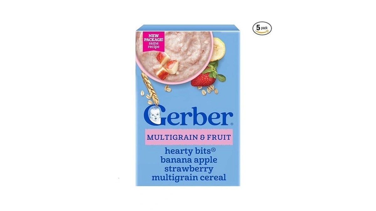 Gerber Cereal For Baby Grain And Grow Hearty Bits Multigrains