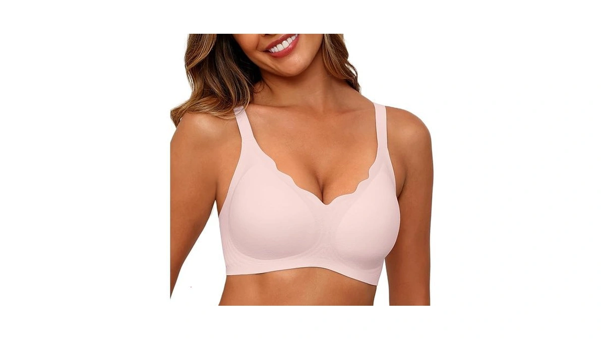 Shijiali Jelly Bras For Women Scalloped Push Up Full Coverage