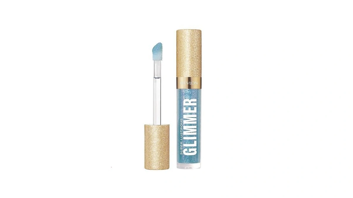 Revlon Super Lustrous Glimmer Gloss, Non-sticky Hydrating Lip Gloss, High-shine