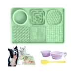 Licking Pad Mats 6 In 1 Green For Butter Yogurt