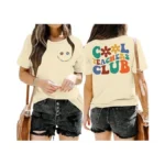 Teacher Shirt Women: Cool Teachers Club T-shirt Teacher Letter Print