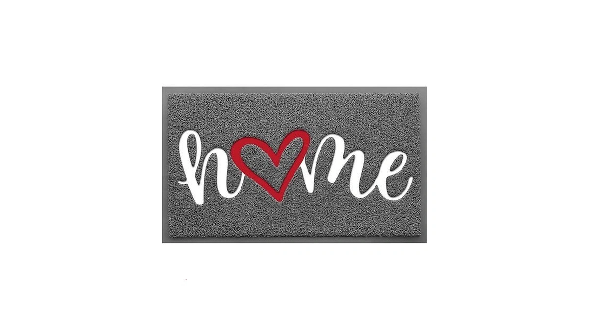 Cozybounty Black Door Mat Welcome Mats Home Non-slip Doormat For