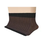 Justay 15 Pairs Sheer Ruffle Socks Woman Summer Cool See