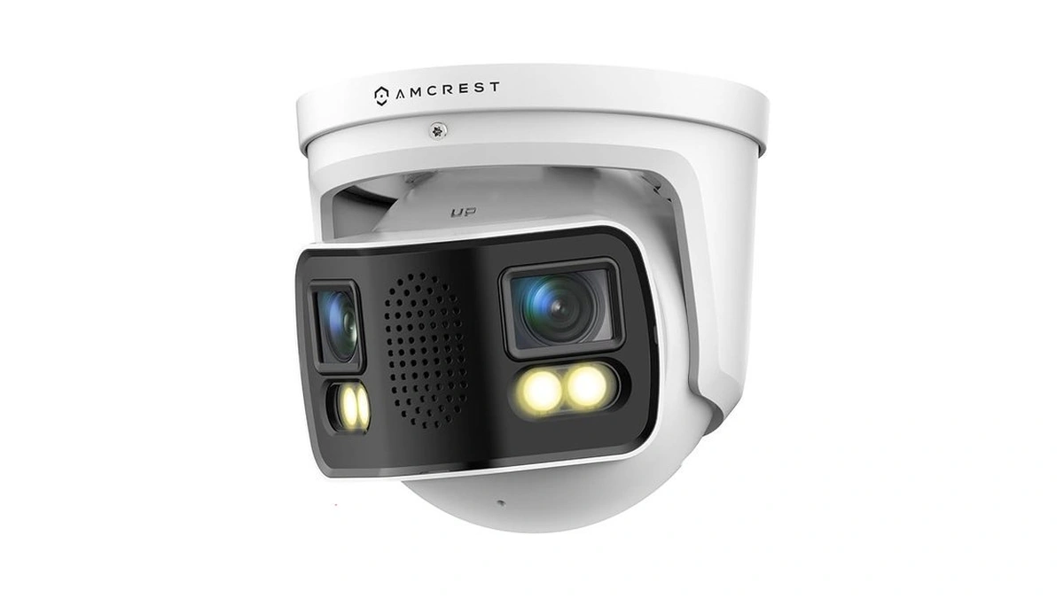 Amcrest Dual-lens 4k (8mp) Outdoor Security Poe Camera, 2 X