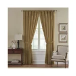 Elrene Home Fashions Versailles Faux-silk Room-darkening Curtain Panel, Blackout Curtain