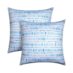 Casajoy Pack Of 2 18x18 Outdoor Pillows, Waterproof Throw Pillows