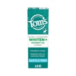 Tom's Of Maine Whiten Plus Coconut Oil Fluoride Free Toothpaste,