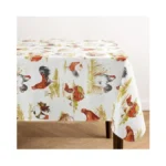 Elrene Home Fashions Vintage Rooster Farm Water- And Stain-resistant Vinyl