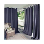Elrene Home Fashions Connor Weatherproof Grommet Top Indoor/outdoor Solid Color