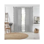 Elrene Home Fashions Bella French Country Cottage Core Tab-top Ruffle