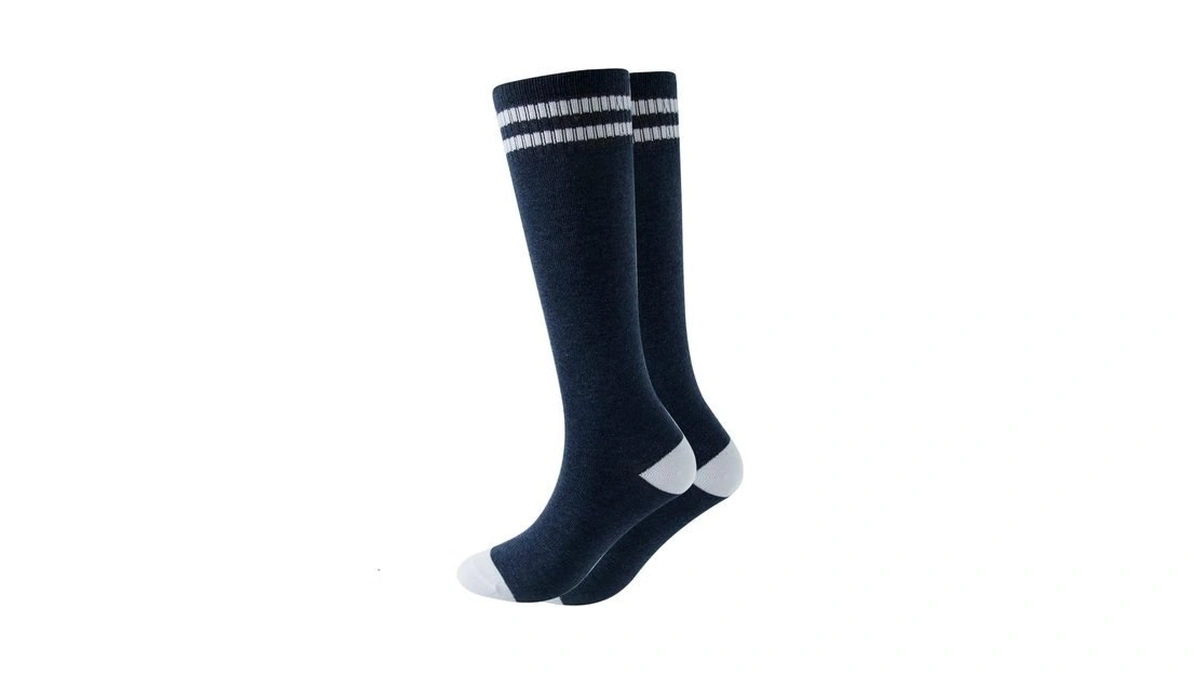 Socksdiary 1 Pairs 6-10y Knee High Socks For Kids, Cotton