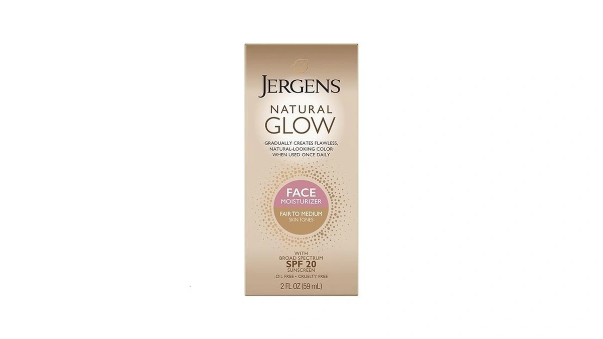 Jergens Natural Glow Daily Facial Moisturizer, Fair To Med 2